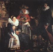 Jacob Jordaens The Painter's Family oil painting picture wholesale